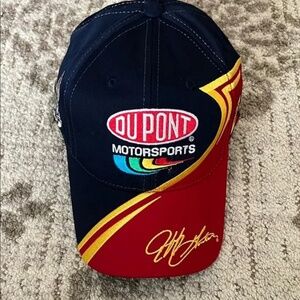 Chase Authentics Dupont Motorsports Jeff Gordon NASCAR Red, Blue and Yellow Hat